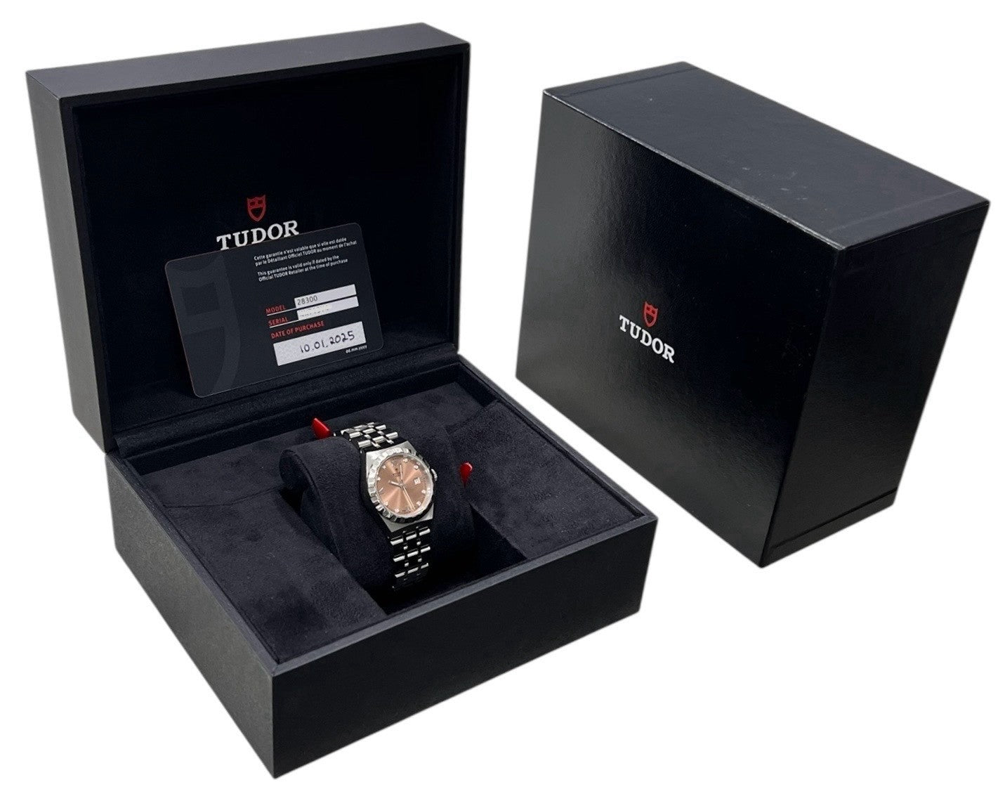 2025 Tudor Royal Stainless Steel Salmon Dial 28mm Automatic Womens Watch 28300