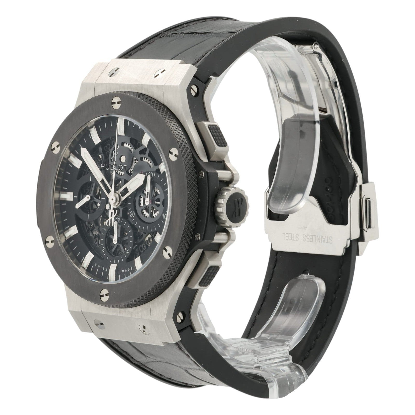 Hublot Big Bang Aero Skeleton Dial Stainless Steel 44mm Automatic 311.SM.1170.GR
