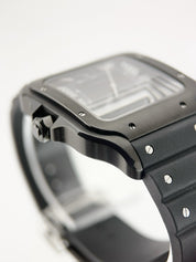 Cartier Santos Stainless Steel Black Dial 39mm Automatic Men’s Watch WSSA0039
