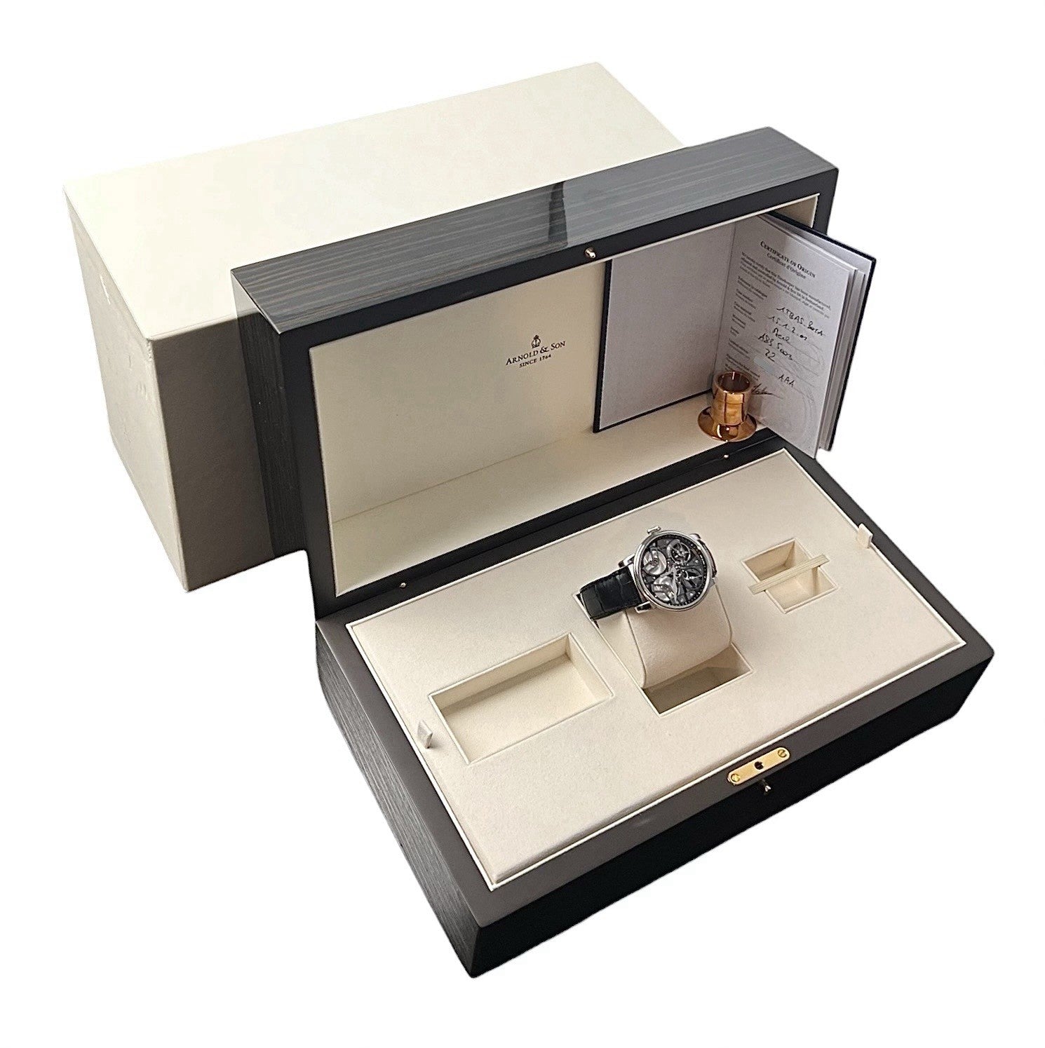 Arnold & Son TB88 Skeleton Dial Stainless Steel 46mm Manual Wind Mens Watch TB88