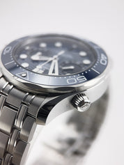 2021 Omega Seamaster Diver 300m Stainless Steel Blue 44mm Automatic Men’s Watch