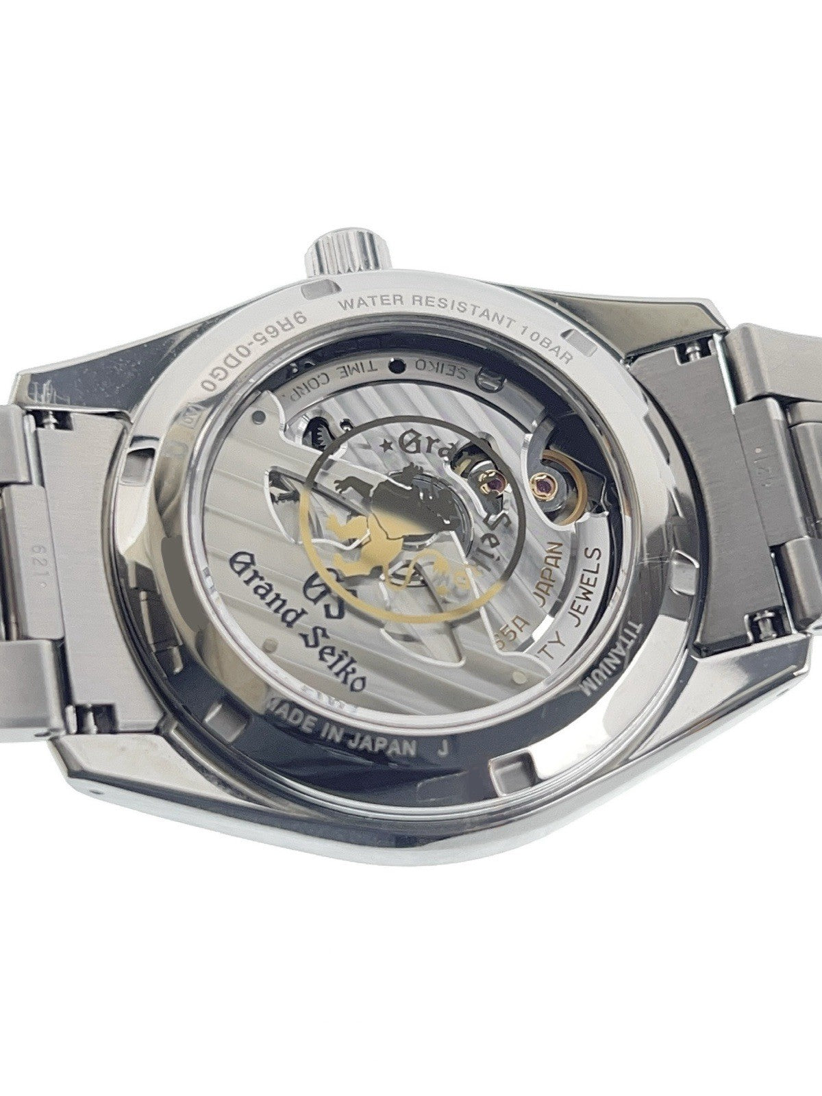 Grand Seiko Spring Shunbun Titanium Pink Dial 40mm Automatic Mens Watch SBGA413