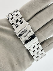 Breitling Astromat Special Ed Steel White Dial 40mm Automatic Mens Watch A19405