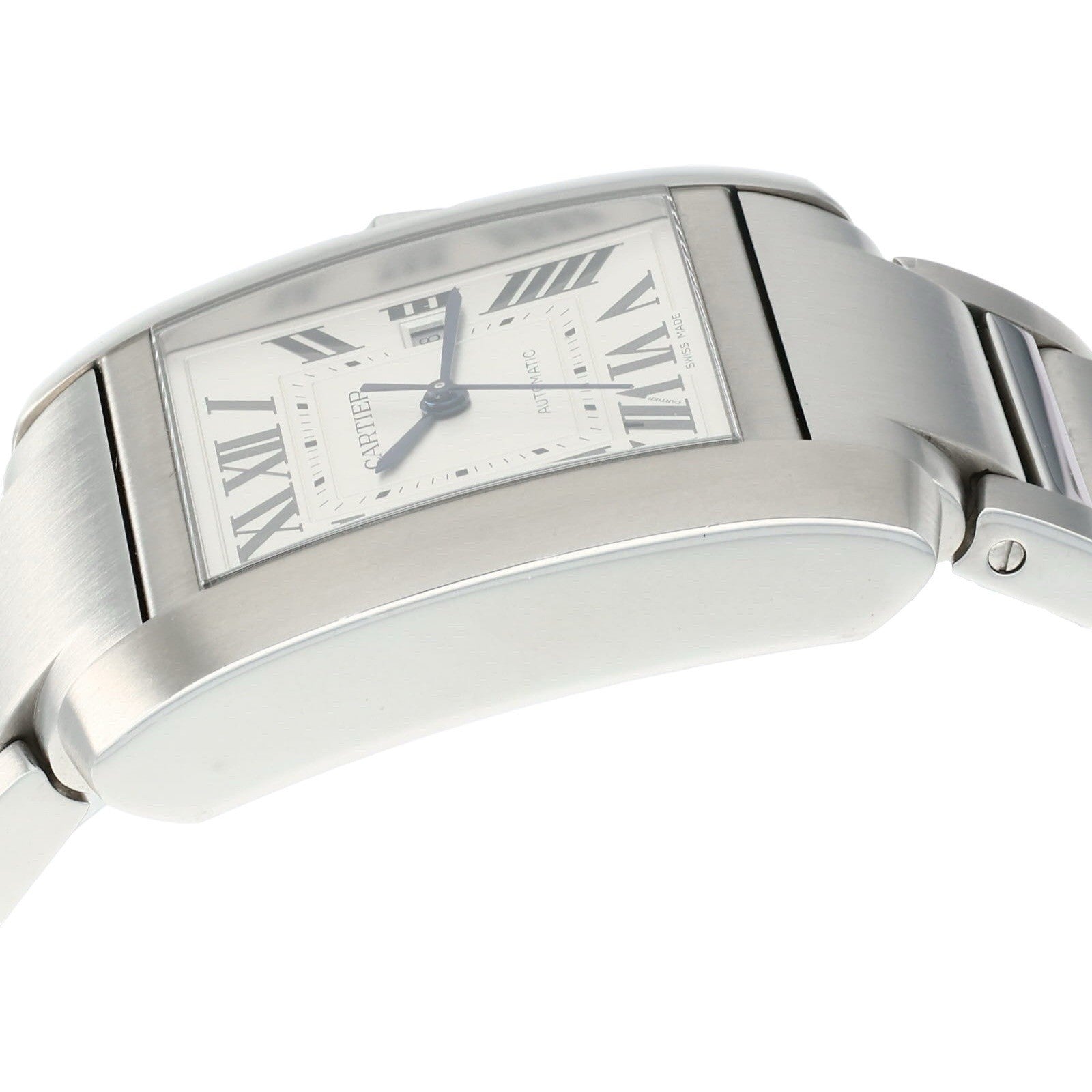Cartier Tank Francaise Steel Silver Dial 30.5mm Automatic Men’s Watch WSTA0067