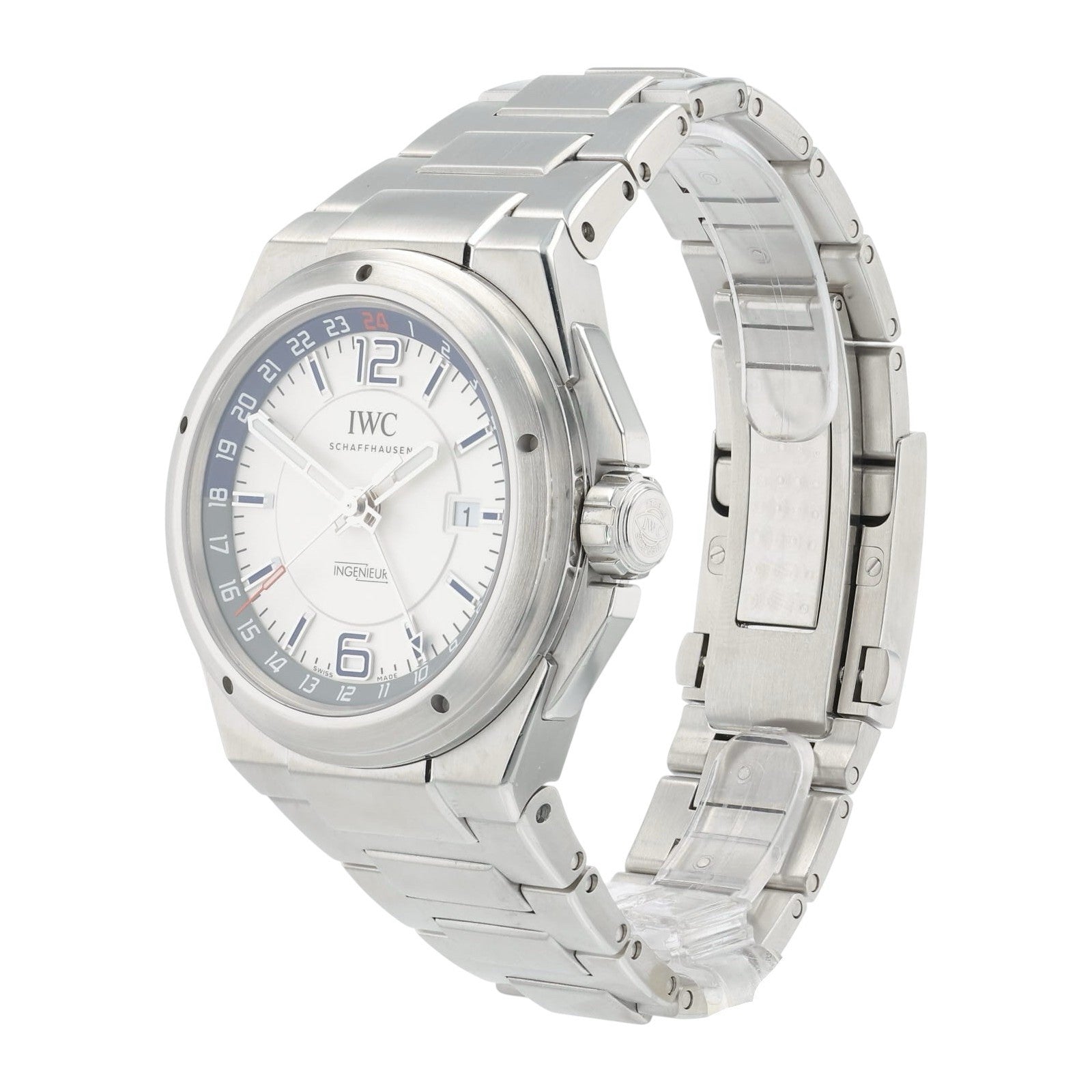 IWC Ingenieur  Stainless Steel White Dial 43mm Automatic Men’s Watch IW324404