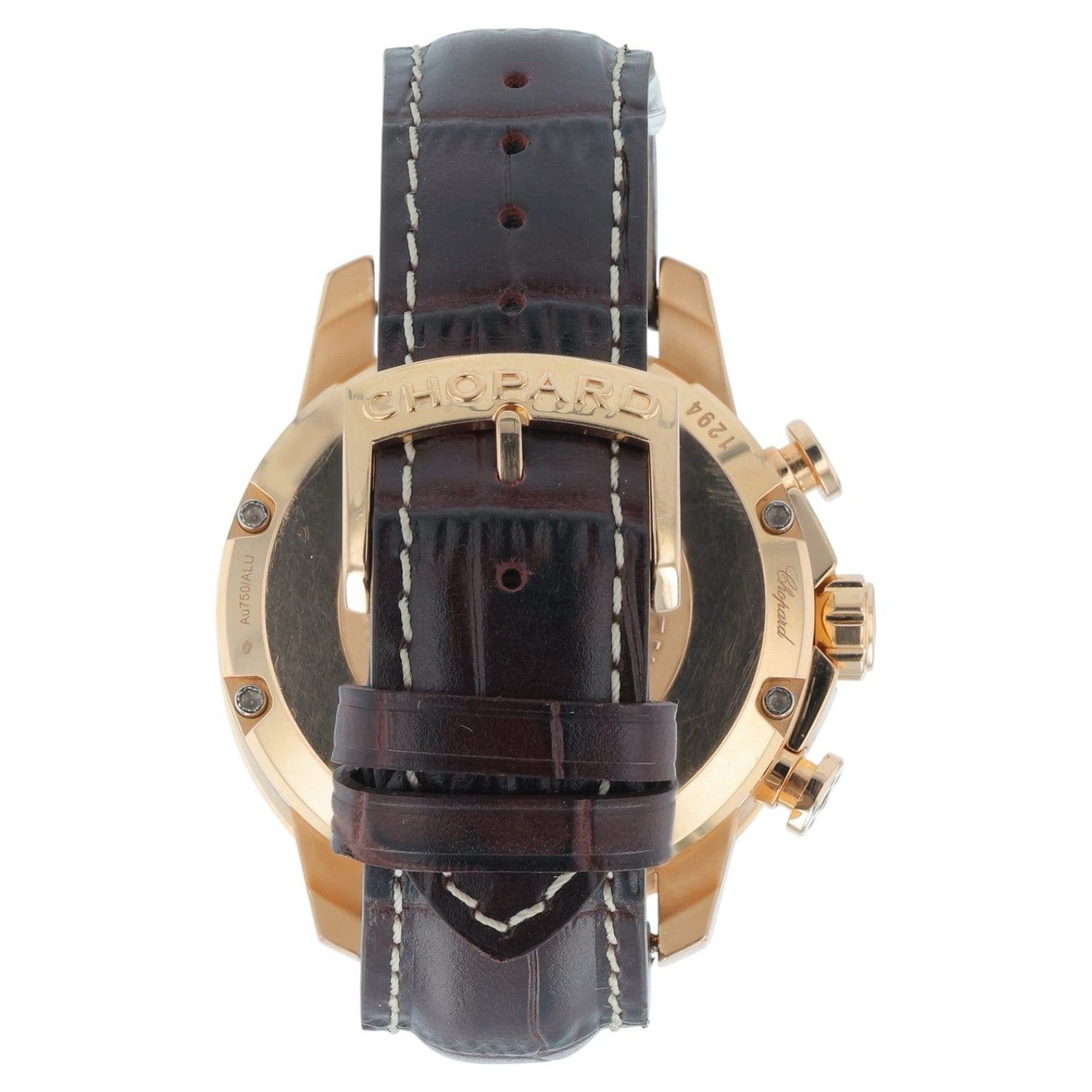 Chopard Grand Prix De Monaco 18k Rose Gold Silver Dial 44mm Auto 161294-5001