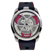 M.A.D. Editions MAD 1 Red by M B & F Limited Ed. Watch 42mm w/ Box & Papers