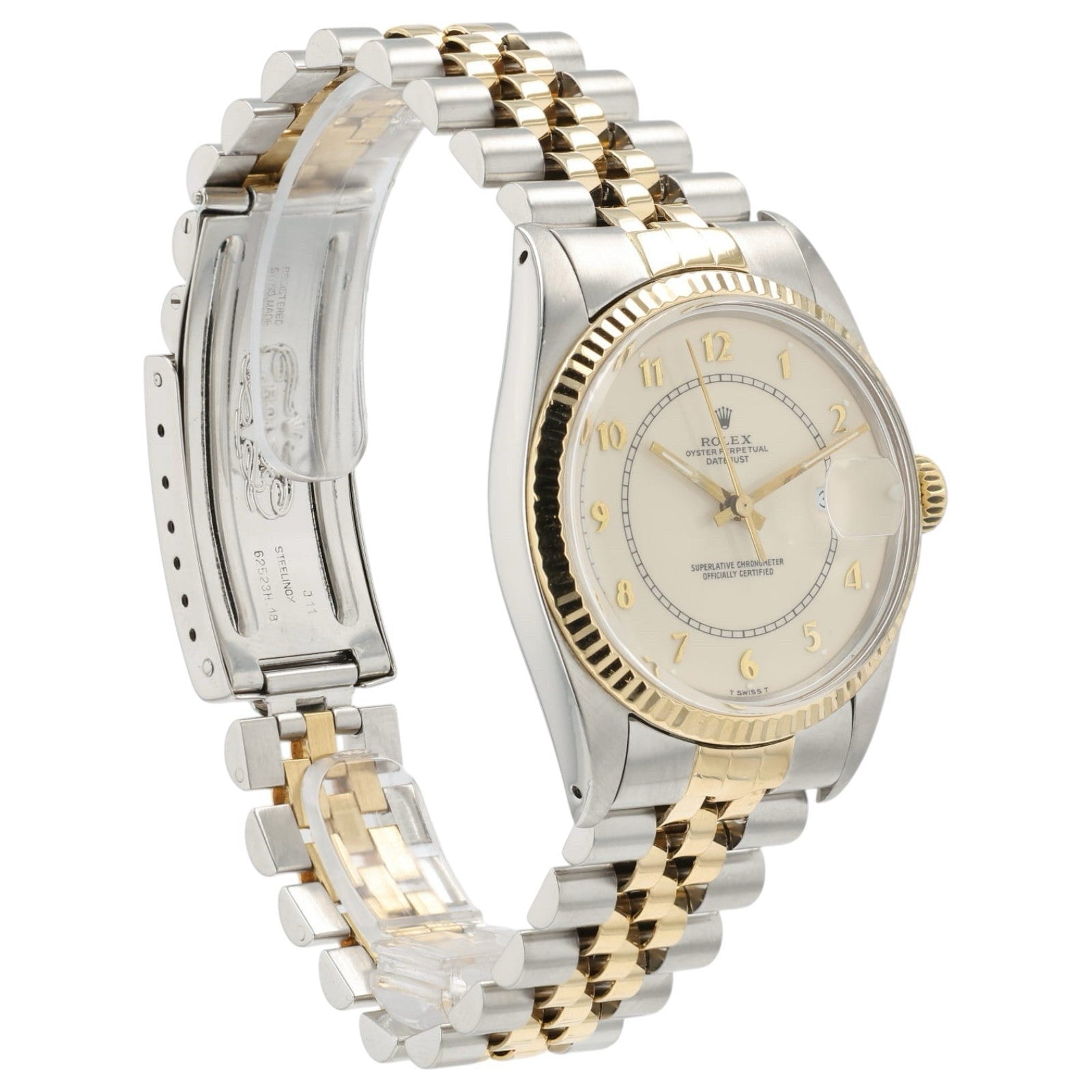 Rolex Datejust Boiler Dial Gold & Steel 36mm Automatic Men’s Watch 16013