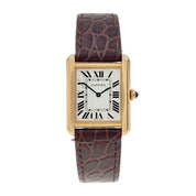 Cartier Tank Solo 18k Yellow Gold and Steel Quartz Unisex Watch 3168