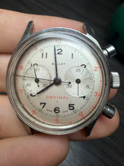 Gallet Multichron Decimal Chronograph 36mm Manual-Wind Watch - FOR PARTS