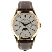Patek Philippe Perpetual Calendar Silver Dial 18k Rose Gold 39.5mm Mens 5496R001