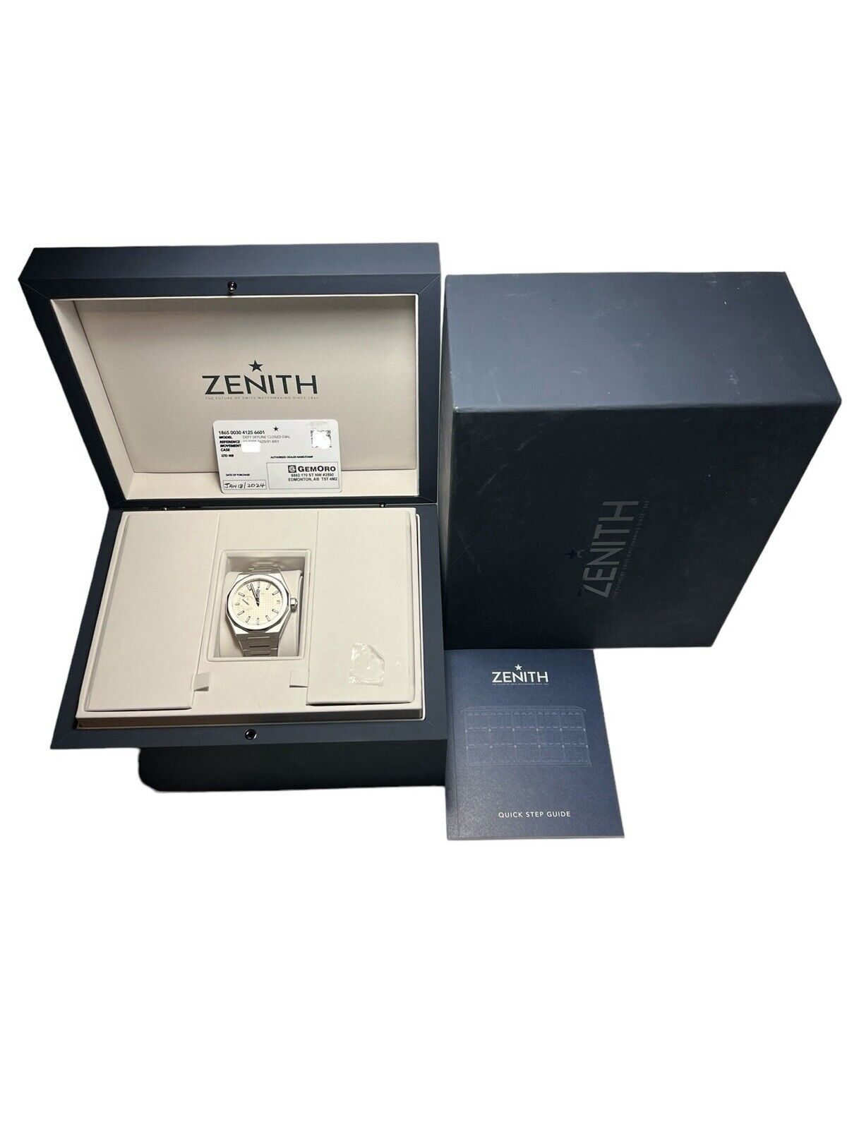 Zenith Defy Skyline Steel White 41mm Automatic Men’s Watch 03.9300.3620 - B/P