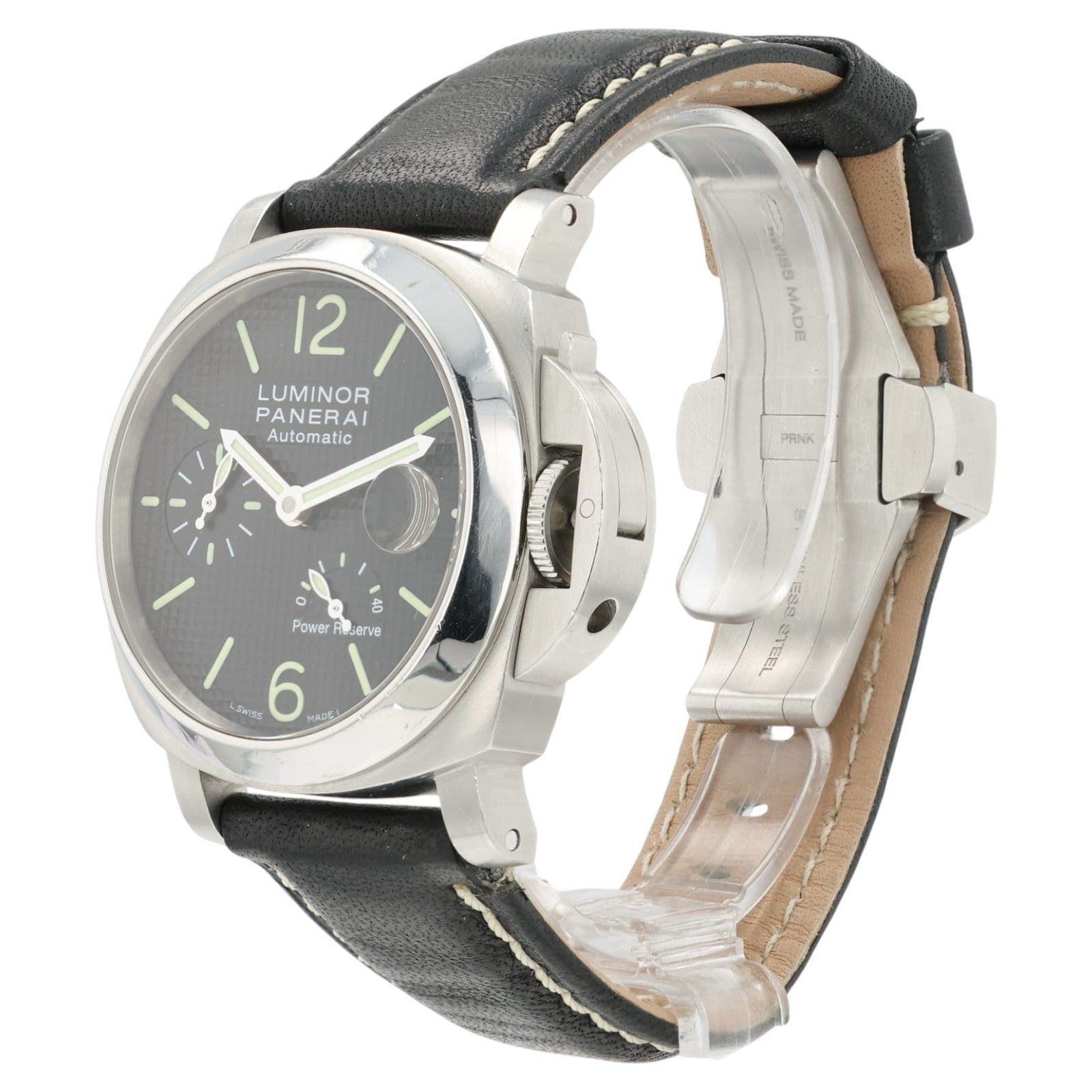 Panerai Luminor Marina Black Waffle Dial Steel 40mm Automatic Men’s PAM00241