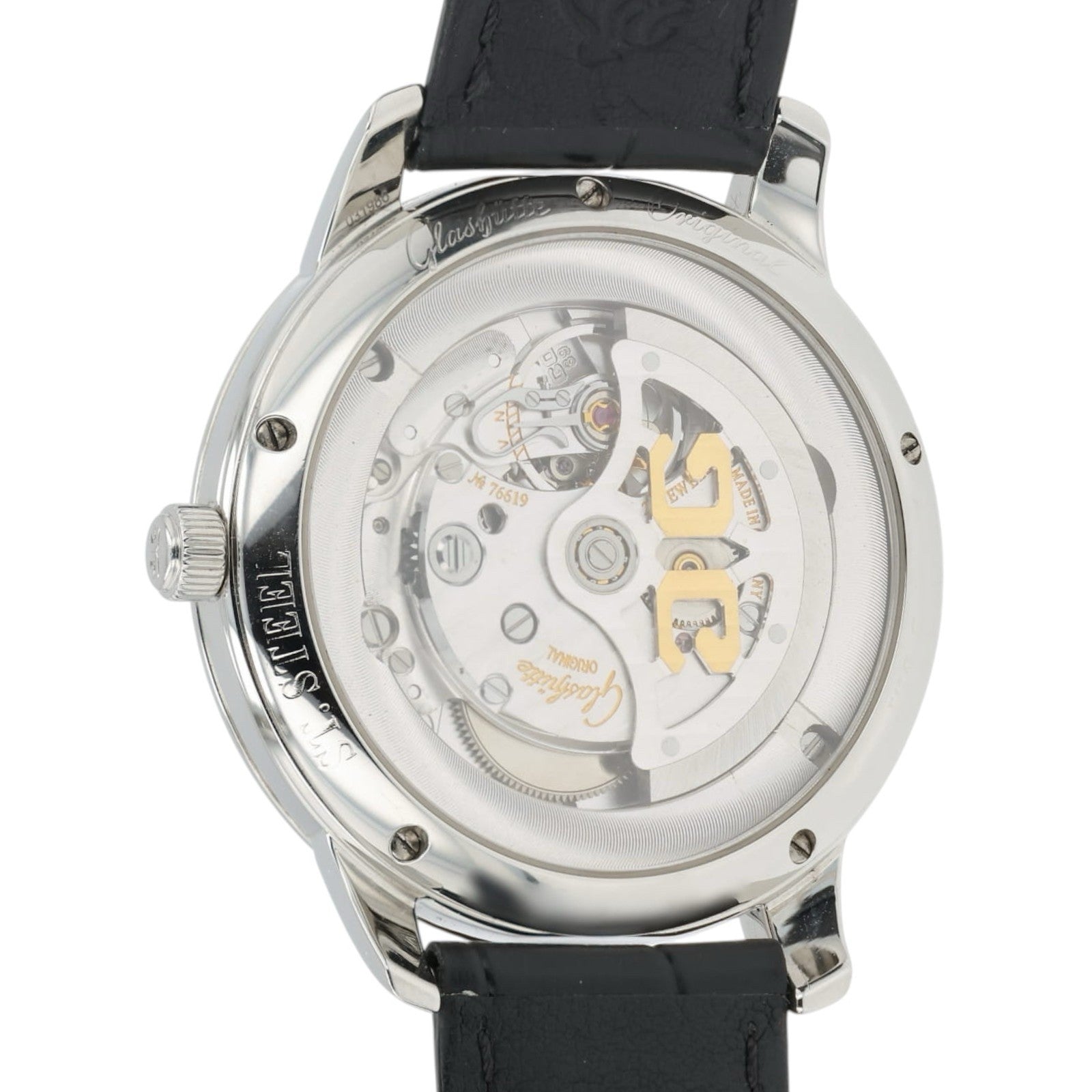 Glashutte Senator Silver Dial Stainless Steel 40mm Automatic Mens 1-39-59-01-01