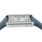 Cartier Tank Solo Silver Dial Stainless Steel 31x24mm Quartz Women’s WSTA0030