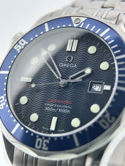 Omega Seamaster Diver 300m Steel Blue Dial 41mm Quartz Men’s Watch 2221.80