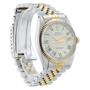 Rolex Datejust “Buckley” Dial Gold & Steel Silver Dial 36mm Automatic 1601
