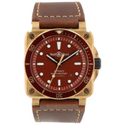 Bell & Ross BR03 Red Dial Bronze 42mm Automatic Movement Men’s Watch BR03-92