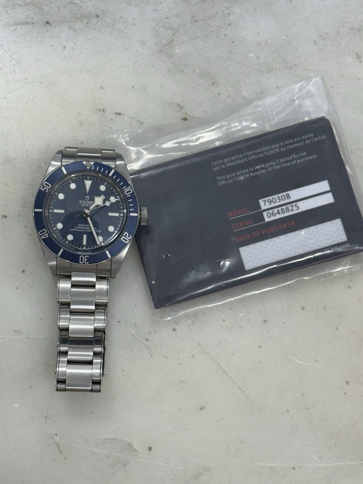 Tudor Black Bay 79030B Stainless Steel Men's 39mm Automatic Watch - B/P
