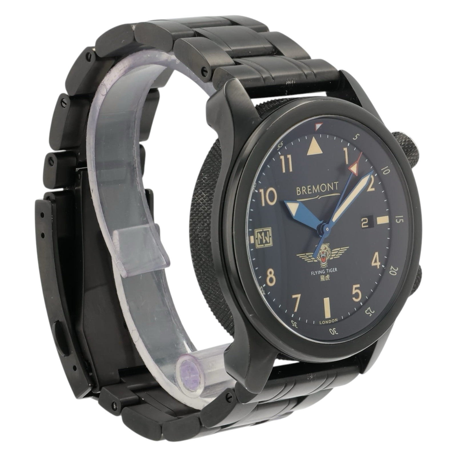 Bremont Flying Tiger Black Dial Stainless Steel 43mm Automatic Men’s Watch
