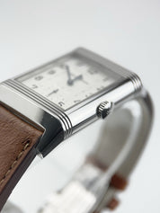 Jaeger-LeCoultre Steel Silver & Black Dial 28mm Manual Wind Men's Watch Q3848422