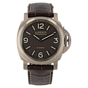 Panerai Luminor Base Titanium Brown Dial 44mm Manual Wind Men’s Watch PAM00562