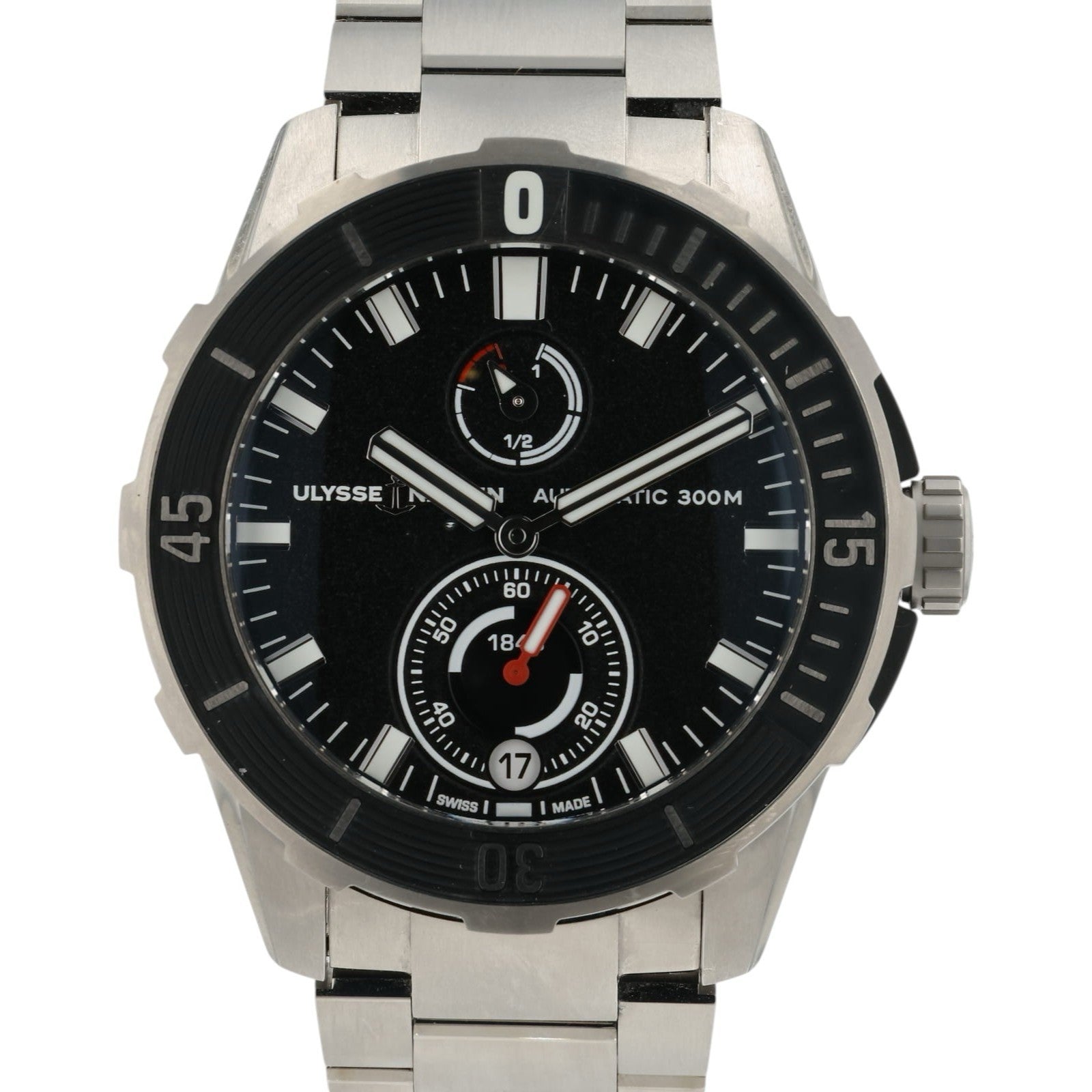 Ulysse Nardin Diver Black Dial Titanium 44mm Automatic Movement Men’s 1183-170