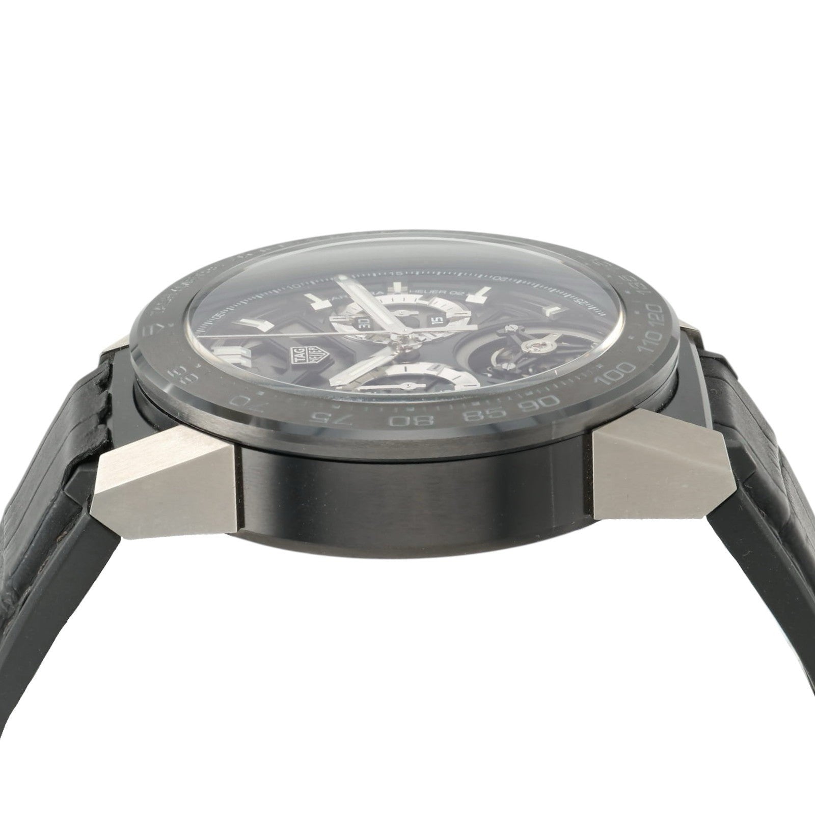 Tag Heuer Tourbillon Skeleton Dial Titanium 45mm Automatic Men’s Watch CAR5AY