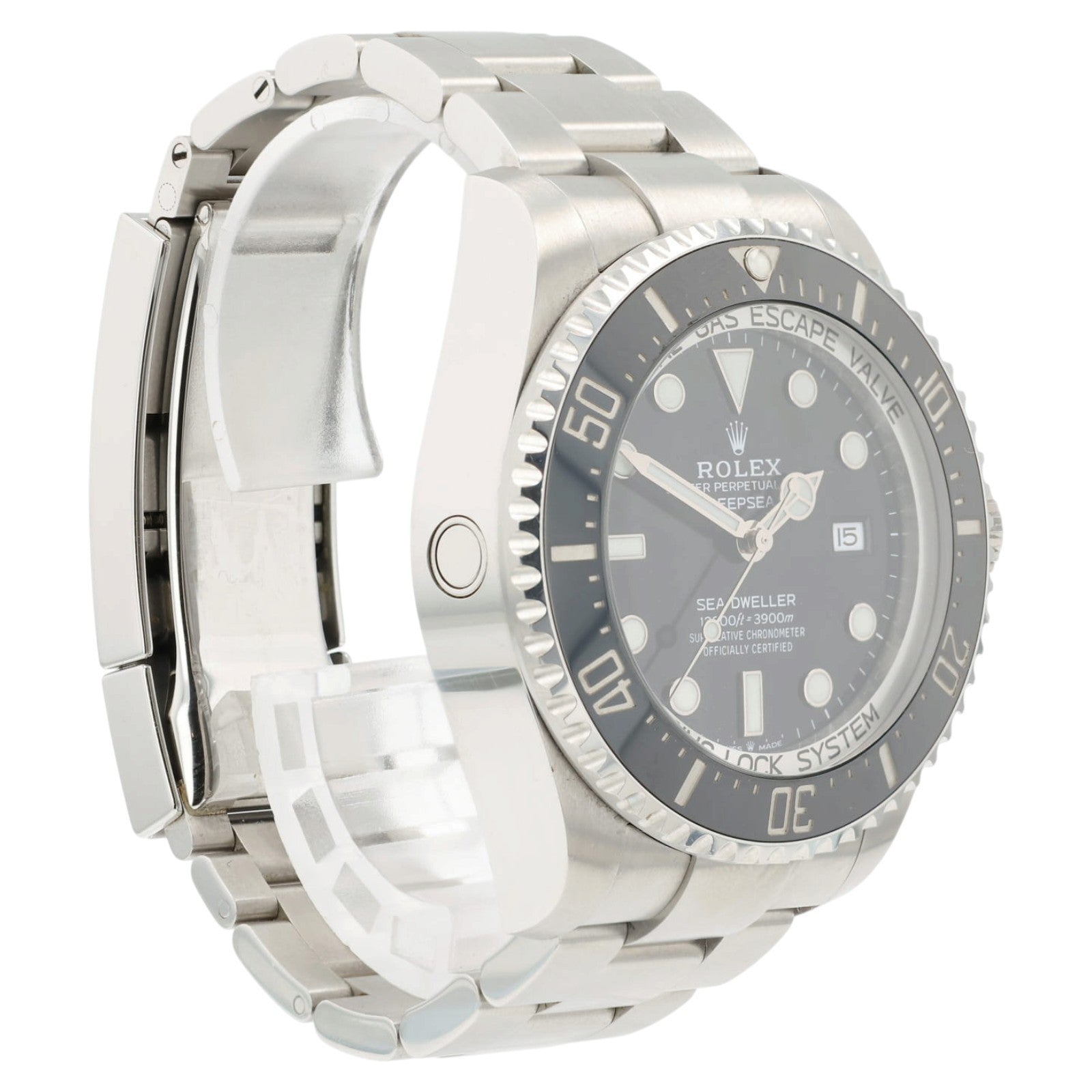Rolex Deepsea Black Dial Stainless Steel 44mm Automatic Mens Watch 126660