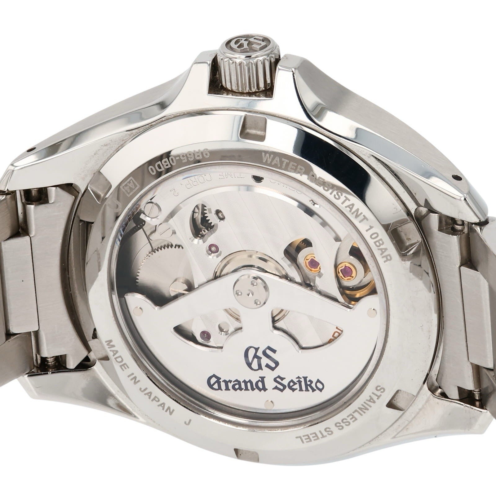 Grand Seiko Stainless Steel Grey Dial 39mm Automatic Movement Mens Watch SBGA073