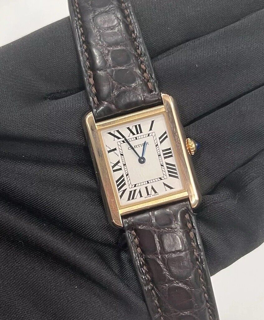 Cartier Tank Solo Stainless and 18k Rose Gold 24mm Quartz Watch 3168