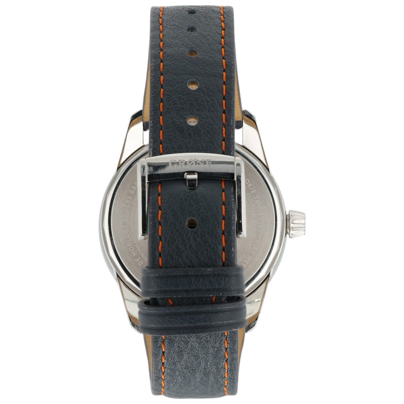Grone Manueel One Salmon Dial Stainless Steel 38mm Manual Wind Men’s Watch