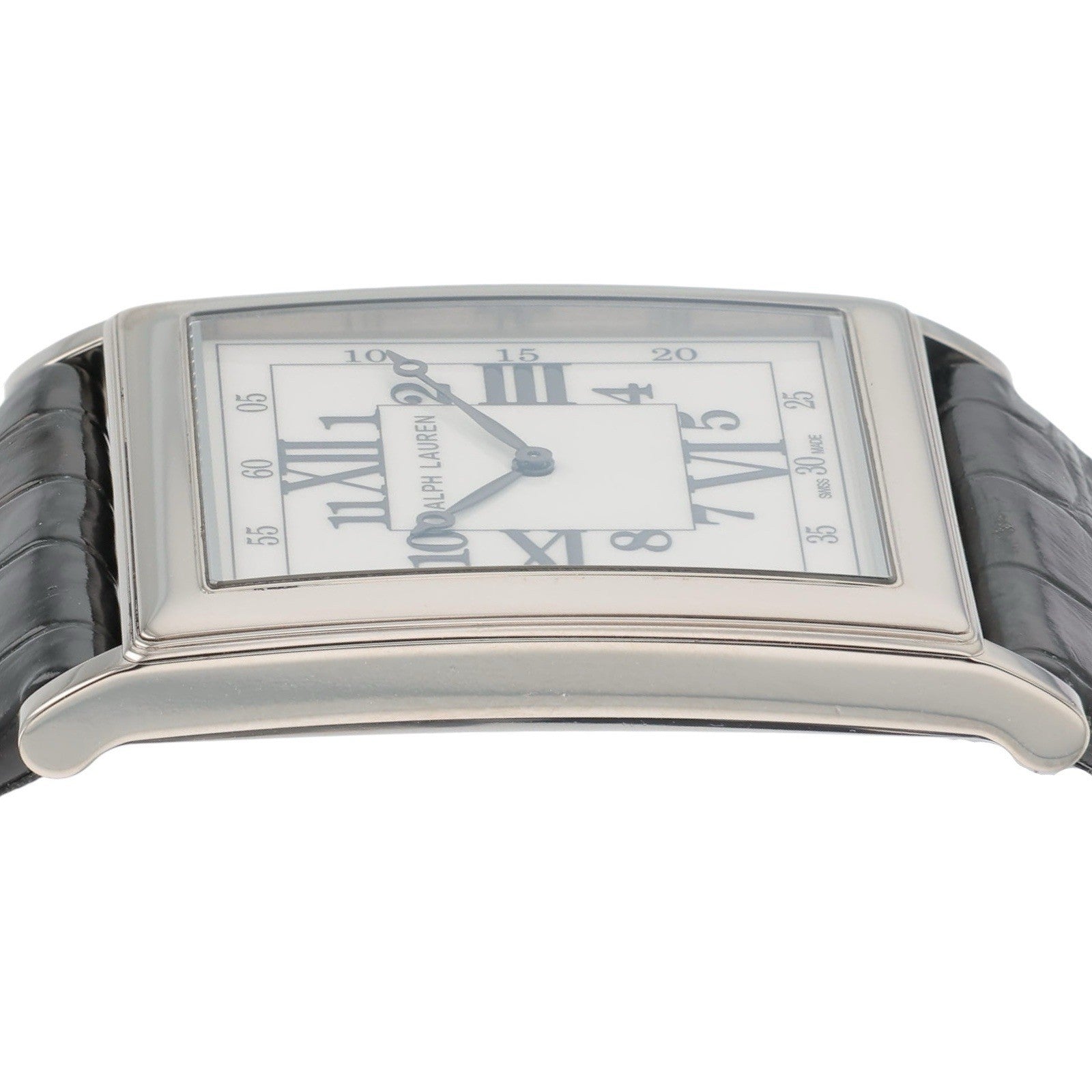 Ralph Lauren 18k White Gold Ivory Dial 32mm Manual Wind Men’s Watch K01420