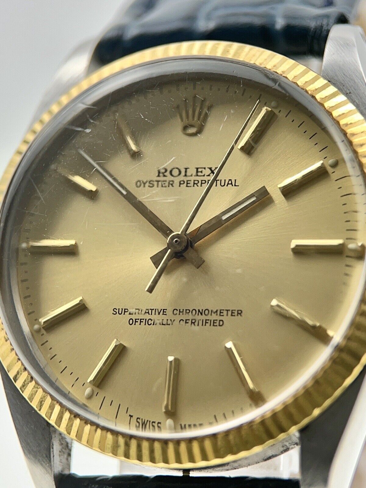 Rolex Oyster Perpetual 34mm Steel & Gold Automatic Men’s Watch 1005