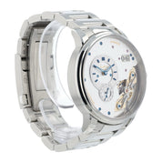 Glashutte PanoMaticInverse Silver Dial Steel 42mm Men's Watch 1-91-02-02-02-71