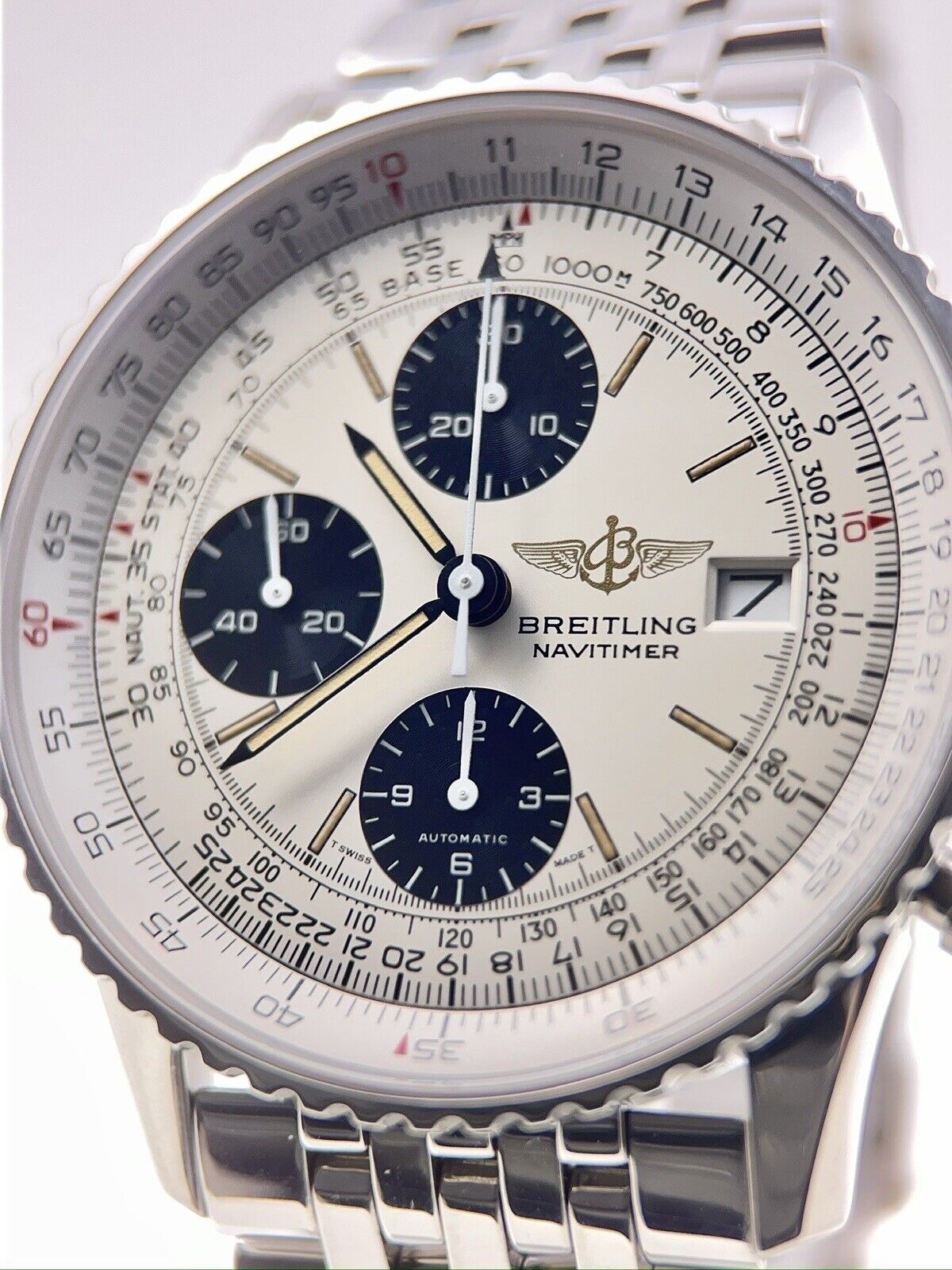 Breitling Old Navitimer Stainless Steel 41mm Automatic Men’s Watch A13022