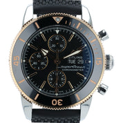 Breitling SuperOcean Black Dial Gold & Steel 44mm Automatic Men’s Watch U13313