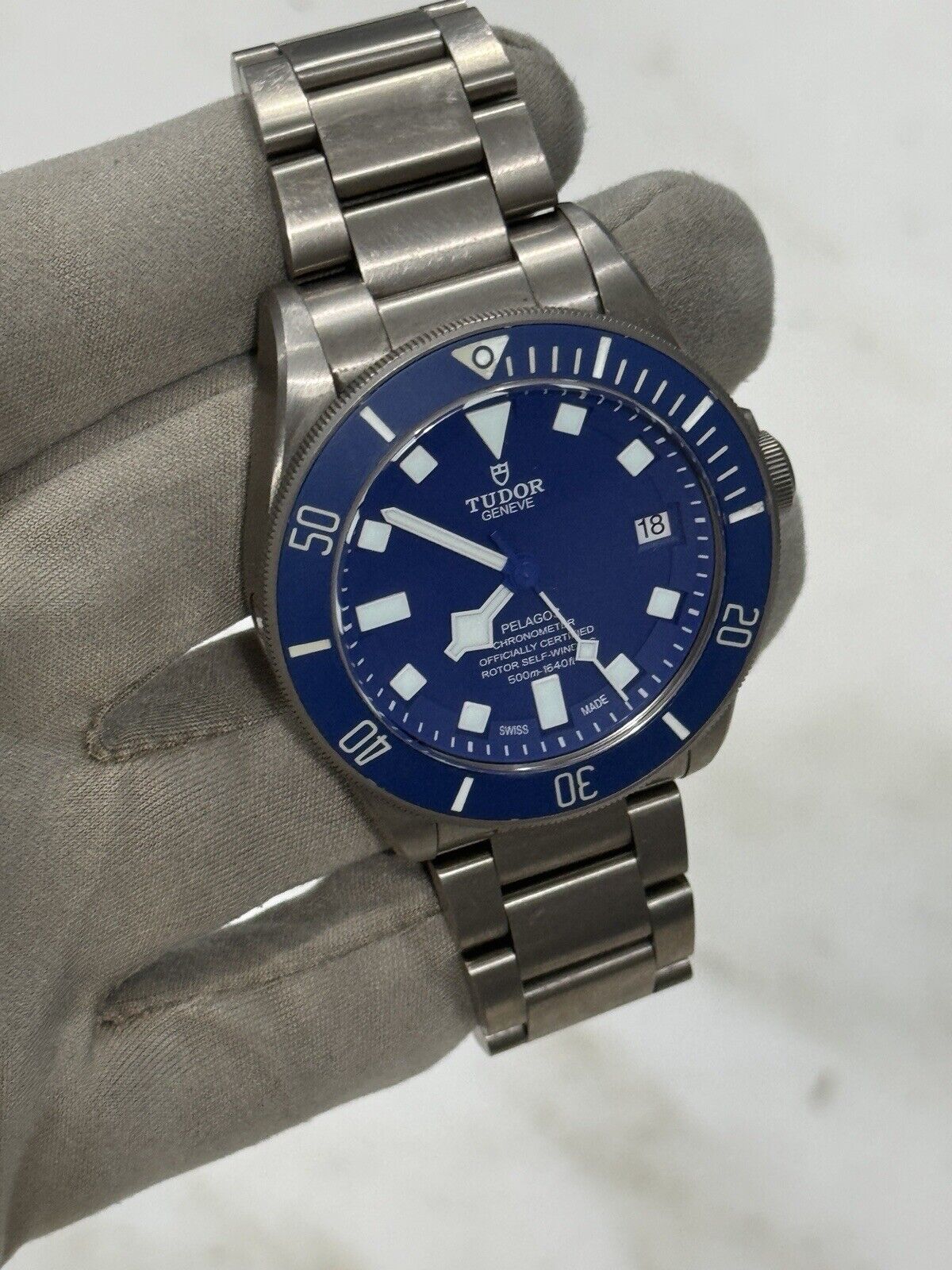 Tudor Pelagos BLUE Titanium 42mm 25600TB Automatic Dive Date Watch