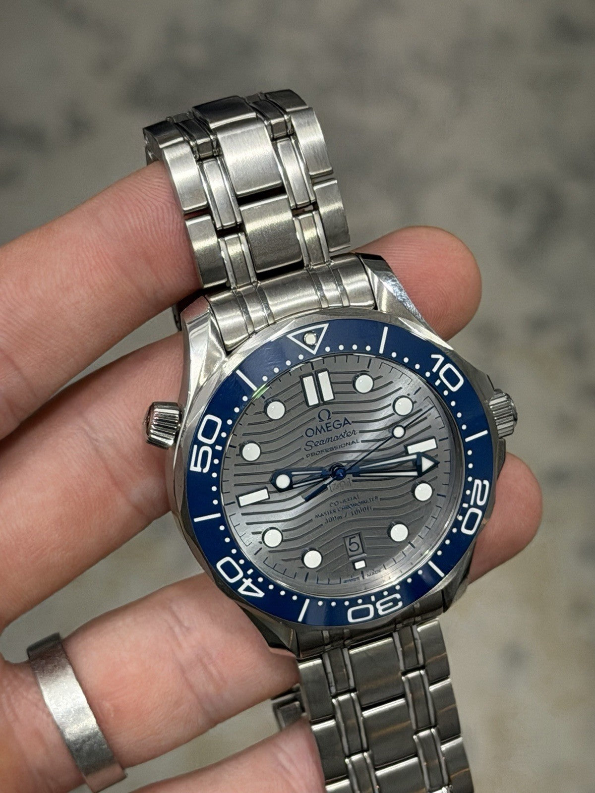 Omega Seamaster Steel Gray Dial 42mm Automatic Men's Watch 210.30.42.20.06.001