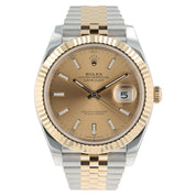 2025 Rolex Datejust Champagne Index Rolesor 41mm Automatic Men’s Watch 126333