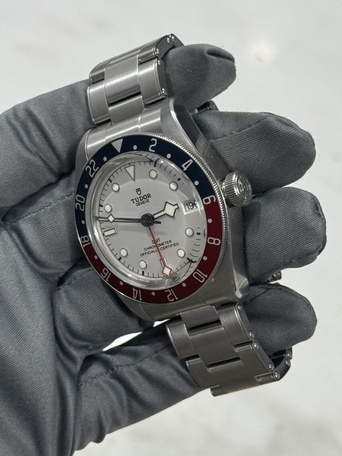 2024 Tudor Black Bay GMT White Opaline Pepsi 41mm 79830RB - Box & Papers