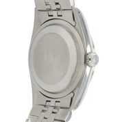 Rolex Datejust Linen Silver Dial Stainless Steel 36mm Automatic Mens Watch 16234