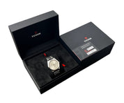 Tudor Black Bay Stainless Steel Silver Dial 41mm Automatic Movement Mens 79680