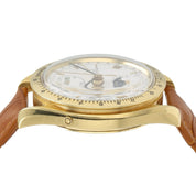 Omega Speedmaster Moonphase White Dial 18k Yellow Gold 39mm Auto Men’s Watch