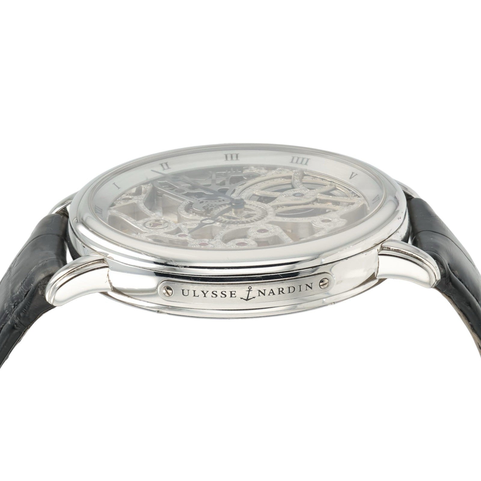 Ulysse Nardin Maxi Skeleton Dial Platinum 44.5mm Manual Wind Men’s Watch 309-30
