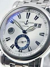 Ulysses Nardin Dual Time Stainless Steel 42mm Automatic Men’s Watch 243-55