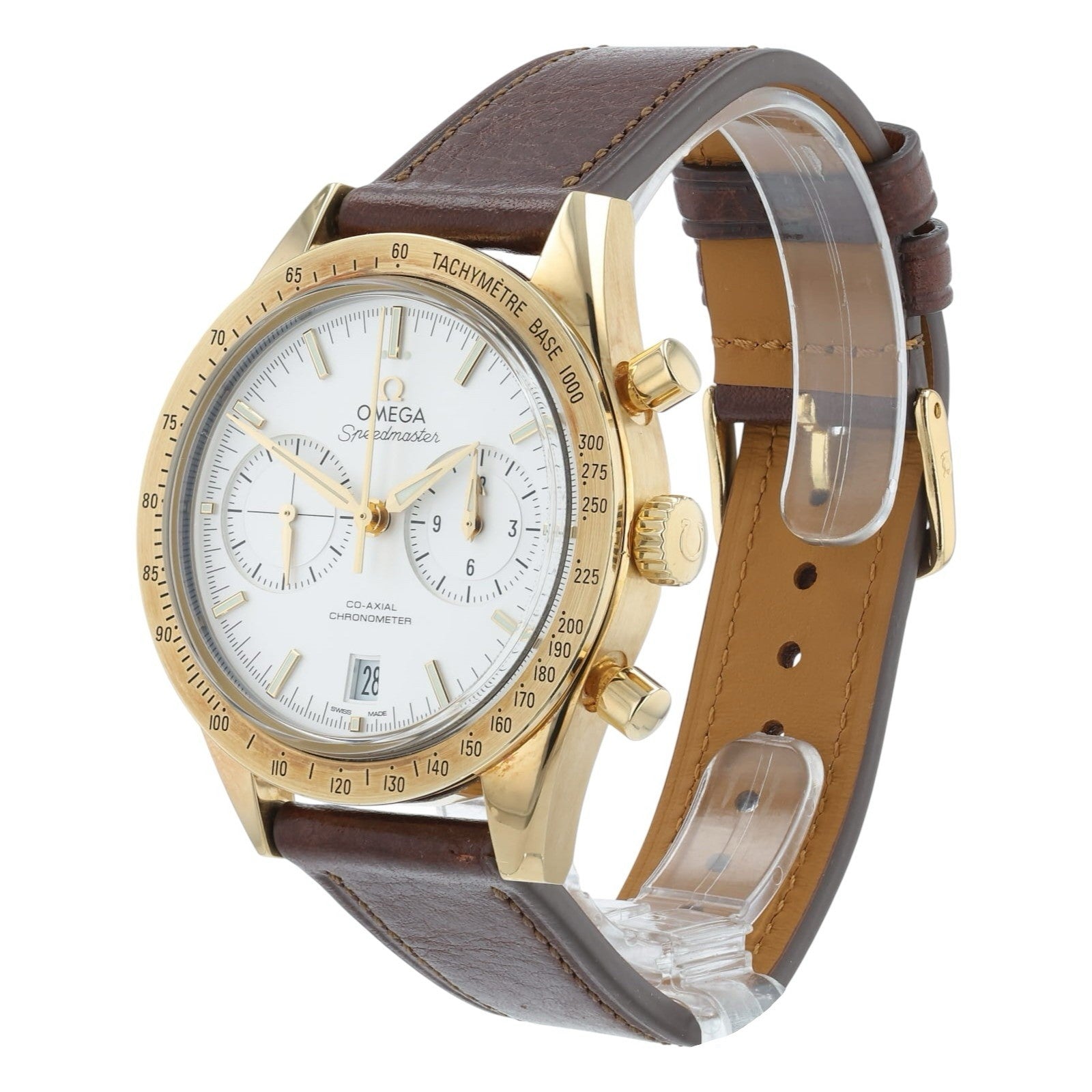 Omega Speedmaster Silver Dial 18K Rose Gold 41.5mm Auto 331.53.42.51.02.002