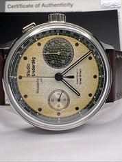 Studio Underdog Massena LAB Champagne Caviar 38.5mm Chronograph Watch Box Papers