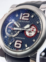 Graham Chronofighter Steel Blue Dial 46mm Automatic Mens' Watch 2REAS.U01A.L9