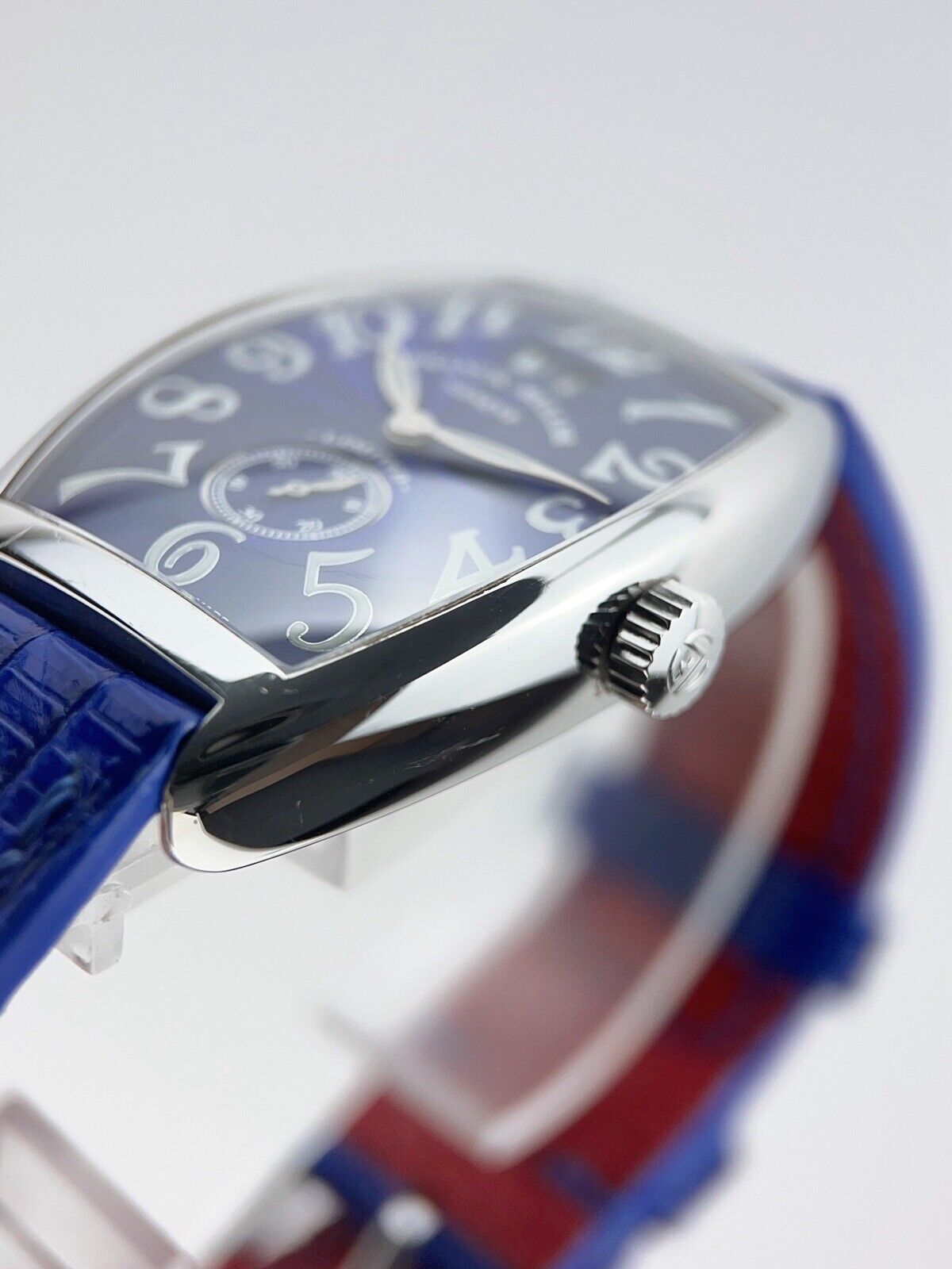 Franck Muller Curvex Limited Edition Steel Blue 30mm Automatic Men’s Watch 2851